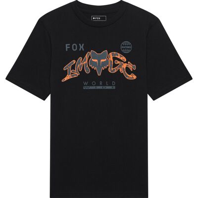 Fox Youth Image Print Tee Ultra Black Youth XL Fox Youth Image Print Tee Ultra Black Youth XL