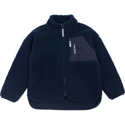 Viking Kids' Playtime Pile Midlayer Jacket Navy 116 Viking Kids' Playtime Pile Midlayer Jacket Navy 116
