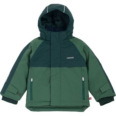 Viking Kids' Play Winter Jacket Thermal Dark Green 110 Viking Kids' Play Winter Jacket Thermal Dark Green 110