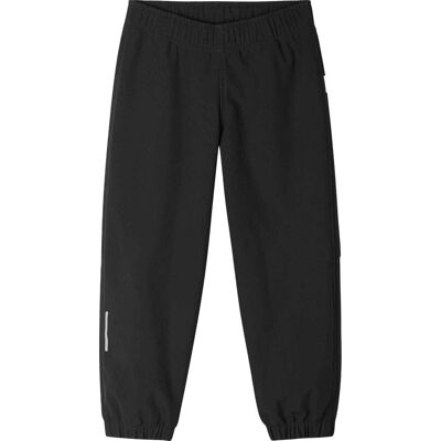 Reima Kids' Softshell Pants Kuori Black 134 Reima Kids' Softshell Pants Kuori Black 134
