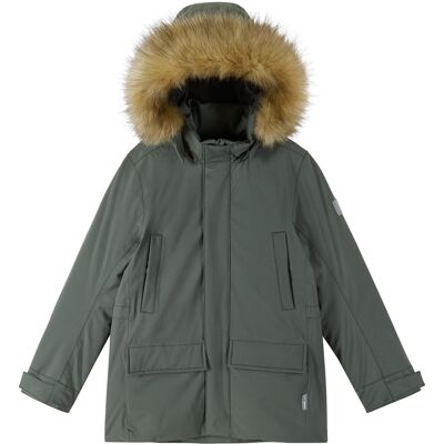Reima Kids' tec Down Jacket Serkkula Thyme Green 140 Reima Kids' tec Down Jacket Serkkula Thyme Green 140