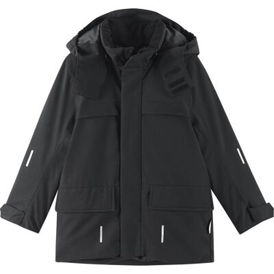 Reima Kids' tec Winter Jacket Kamuni Black 128 Reima Kids' tec Winter Jacket Kamuni Black 128