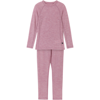 Reima Kids' Thermal Set Kinsei Grey Pink 120 cm Reima Kids' Thermal Set Kinsei Grey Pink 120 cm
