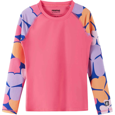 Reima Kids' Sukeltaja Sunproof Shirt Soft Coral 128 Reima Kids' Sukeltaja Sunproof Shirt Soft Coral 128