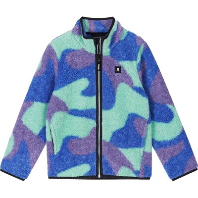 Reima Kids' Fleece Sweater Tupsis Aop Sparkly Blue 98 Reima Kids' Fleece Sweater Tupsis Aop Sparkly Blue 98