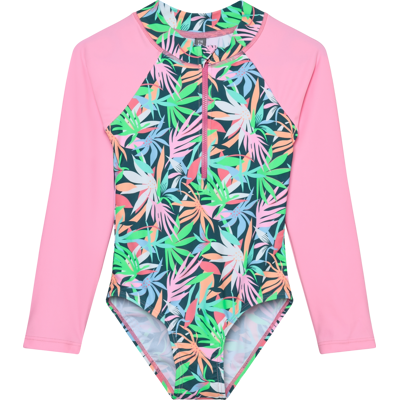 Color Kids Kids' Swimsuit With L/S Aop Mediterranea 116 Color Kids Kids' Swimsuit With L/S Aop Mediterranea 116