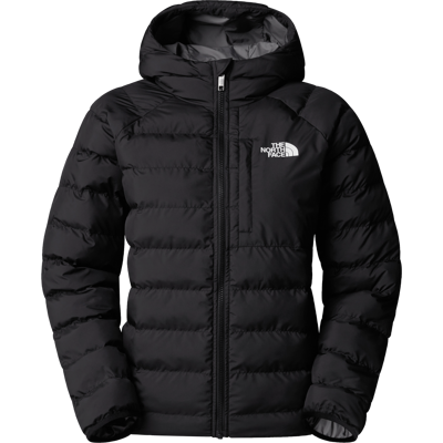 The North Face Girls' Reversible Perrito Hooded Jacket TNF Black/Smoked Pearl M The North Face Girls' Reversible Perrito Hooded Jacket TNF Black/Smoked Pearl M