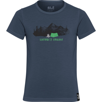 Jack Wolfskin Kids' Hiking Graphic T Midnight Sky 176 Jack Wolfskin Kids' Hiking Graphic T Midnight Sky 176