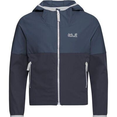 Jack Wolfskin Kids' Sandbird Hooded Jacket Midnight Sky 140 Jack Wolfskin Kids' Sandbird Hooded Jacket Midnight Sky 140