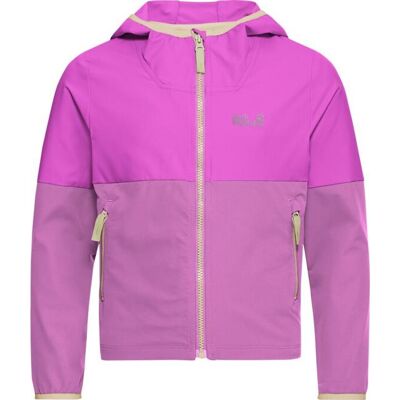 Jack Wolfskin Kids' Sandbird Hooded Jacket Foxglove 116 Jack Wolfskin Kids' Sandbird Hooded Jacket Foxglove 116