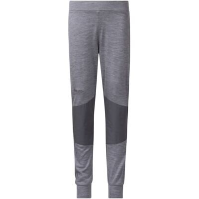 Bergans Kids' Myske Wool Pant Solid Grey Melange/Solid Dark Grey 86 Bergans Kids' Myske Wool Pant Solid Grey Melange/Solid Dark Grey 86