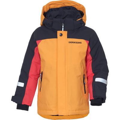Didriksons Kids' Neptun Jacket Fire Yellow 80 Didriksons Kids' Neptun Jacket Fire Yellow 80
