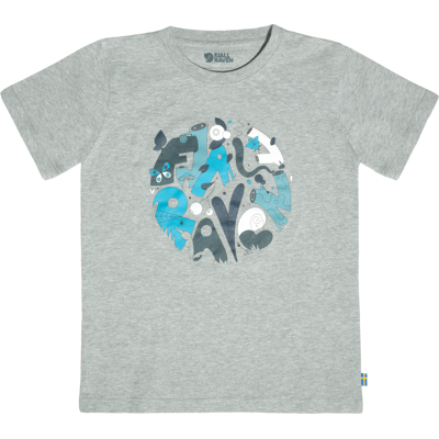 Fjällräven Kids' Forest Findings T-Shirt Grey-Melange 122 Fjällräven Kids' Forest Findings T-Shirt Grey-Melange 122