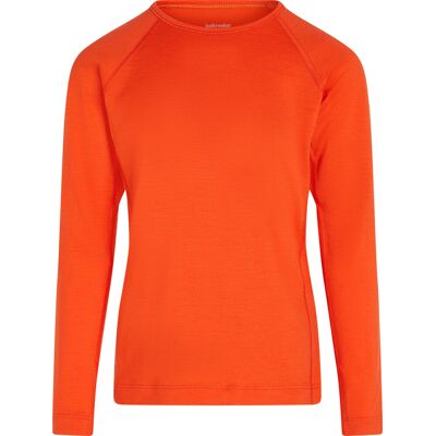 Icebreaker Kids' 200 Oasis Longsleeve Crewe Fervid 8 Icebreaker Kids' 200 Oasis Longsleeve Crewe Fervid 8
