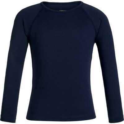 Icebreaker Kids' 200 Oasis Longsleeve Crewe Midnight Navy 8 Icebreaker Kids' 200 Oasis Longsleeve Crewe Midnight Navy 8