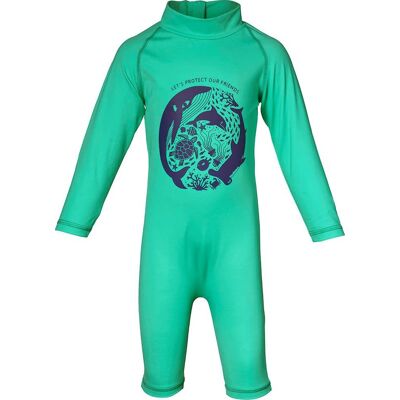Isbjörn of Sweden Kids' Dolphine Sun Jumpsuit Mint 86/92 Isbjörn of Sweden Kids' Dolphine Sun Jumpsuit Mint 86/92