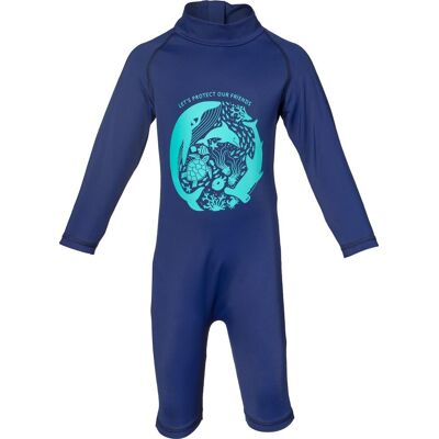 Isbjörn of Sweden Kids' Dolphine Sun Jumpsuit Navy 98/104 Isbjörn of Sweden Kids' Dolphine Sun Jumpsuit Navy 98/104