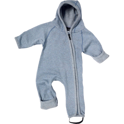 Isbjörn of Sweden Kids' Shaun Baby Jumpsuit Pearlblue 80/86 Isbjörn of Sweden Kids' Shaun Baby Jumpsuit Pearlblue 80/86