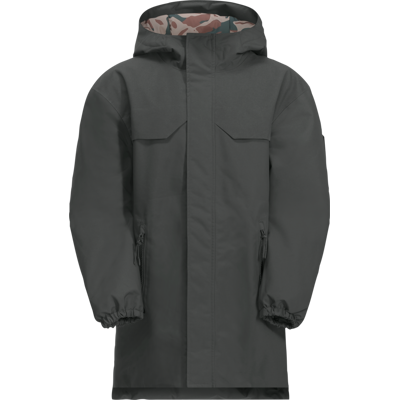 Jack Wolfskin Teens' 2-Layer Insulated Parka Girl Granite Black 176 Jack Wolfskin Teens' 2-Layer Insulated Parka Girl Granite Black 176