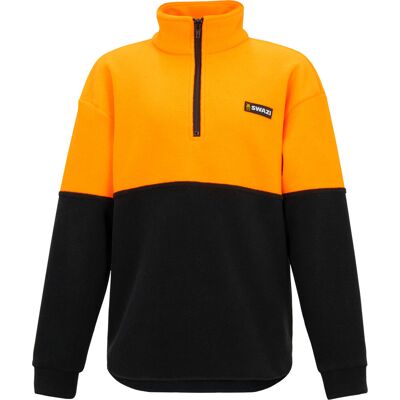 Swazi Kids' Hi-Vis Bush Shirt Blaze/ Black 6 Swazi Kids' Hi-Vis Bush Shirt Blaze/ Black 6