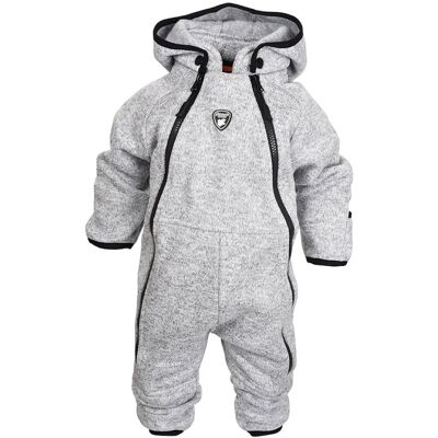 Lindberg Kids' Bormio Babyoverall Greymelange Grey Melange 98 Lindberg Kids' Bormio Babyoverall Greymelange Grey Melange 98