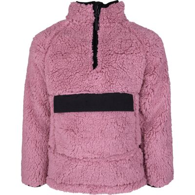 Lindberg Kids' Kläppen Pile Jacket Dry Rose 170 Lindberg Kids' Kläppen Pile Jacket Dry Rose 170