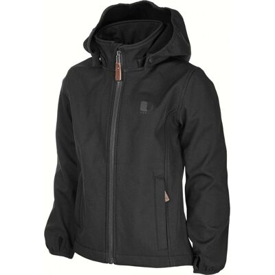 Lindberg Kids' Melbourne Softshell Jacket Black 110 Lindberg Kids' Melbourne Softshell Jacket Black 110