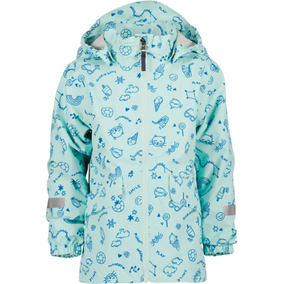 Didriksons Kids' Norma Printed Jacket 3 Doodle Pale Mint 100 Didriksons Kids' Norma Printed Jacket 3 Doodle Pale Mint 100