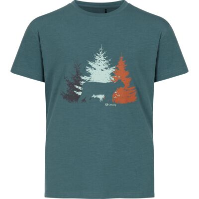 Urberg Juniors' Bamboo Print Tee Silver Pine 98/104 Urberg Juniors' Bamboo Print Tee Silver Pine 98/104