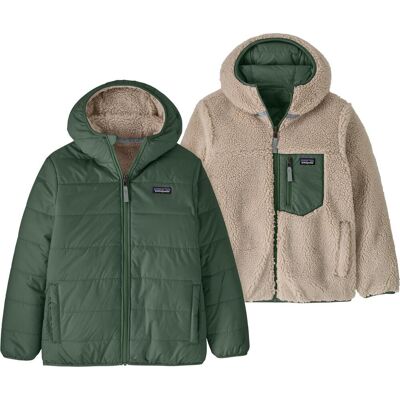 Patagonia Kids' Reversible Ready Freddy Hoody Canopy Green M Patagonia Kids' Reversible Ready Freddy Hoody Canopy Green M