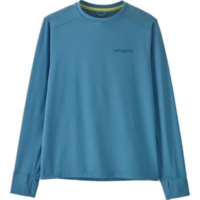 Patagonia Kids' Long Sleeved Capilene Silkweight T-Shirt Ridge Rise Moonlight: Shore Blue XL Patagonia Kids' Long Sleeved Capilene Silkweight T-Shirt Ridge Rise Moonlight: Shore Blue XL