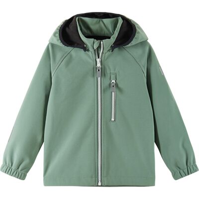 Reima Kids' Softshell Jacket Vantti Stone Green 98 Reima Kids' Softshell Jacket Vantti Stone Green 98