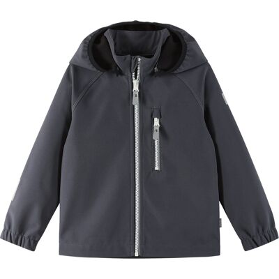 Reima Kids' Softshell Jacket Vantti Soft Black 110 Reima Kids' Softshell Jacket Vantti Soft Black 110