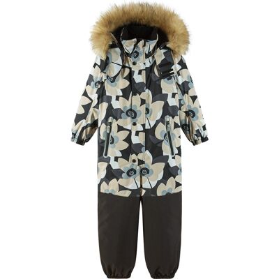 Reima Kids' tec Winter Overall Kipina Black 140 Reima Kids' tec Winter Overall Kipina Black 140