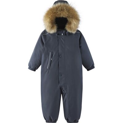 Reima Kids' Gotland tec Winter Overall Soft Black 86 Reima Kids' Gotland tec Winter Overall Soft Black 86