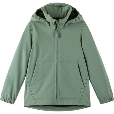 Reima Juniors' Softshell Jacket Koivula Stone Green 128 Reima Juniors' Softshell Jacket Koivula Stone Green 128