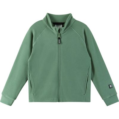 Reima Kids' Fleece Sweater Tarpeen Green Clay 110 Reima Kids' Fleece Sweater Tarpeen Green Clay 110