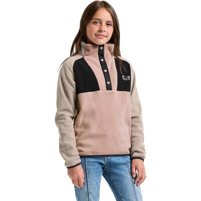 Didriksons Kids' Yokto Half Button 2 Vintage Pink 140 Didriksons Kids' Yokto Half Button 2 Vintage Pink 140