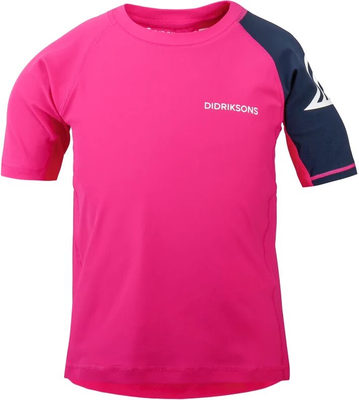 Didriksons Surf Kids SS UV Top 2 Rosa