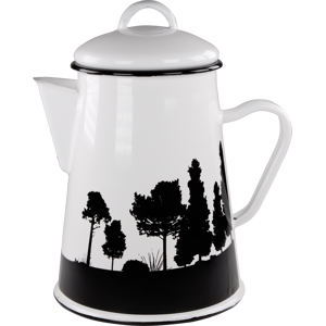 Hällmark Enamel Coffee Pot White OneSize, White