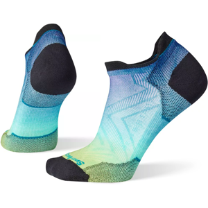 Smartwool Women's Run Zero Cushion Ombre Print Low Ankle Socks Capri 34-37, Capri