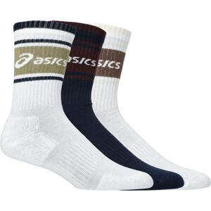 Asics 3 Pack Logo Crew Sock Midnight/dark Red Planet/lemongrass IV (47-49) Asics 3 Pack Logo Crew Sock Midnight/dark Red Planet/lemongrass IV (47-49)