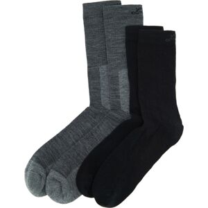Lundhags Merino Trekking Sock Combo Mid Light Grey Melange/black 43-45 Lundhags Merino Trekking Sock Combo Mid Light Grey Melange/black 43-45