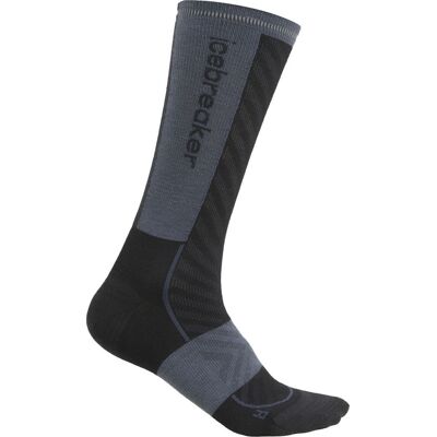 Icebreaker Women Merino Run+ Ultralight Crew Black/Graphite 38-40 Icebreaker Women Merino Run+ Ultralight Crew Black/Graphite 38-40