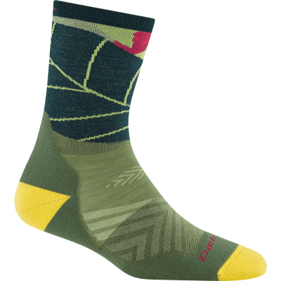 Darn Tough Women's Run Wild Micro Crew Ultra-Lightweight With Cushion Palm 41-42 Darn Tough Women's Run Wild Micro Crew Ultra-Lightweight With Cushion Palm 41-42