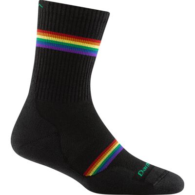 Darn Tough Women's Prism Micro Crew Lightweight Running Socks With Cushion Black M Darn Tough Women's Prism Micro Crew Lightweight Running Socks With Cushion Black M