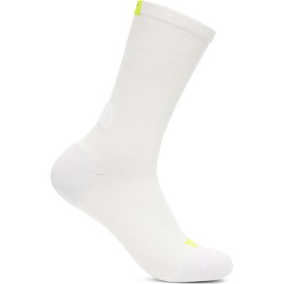 Hoka Unisex Clifton 10 Crew Run Sock White S Hoka Unisex Clifton 10 Crew Run Sock White S