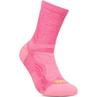 Hoka Unisex Bondi 9 Crew Run Sock Electric Rose L Hoka Unisex Bondi 9 Crew Run Sock Electric Rose L
