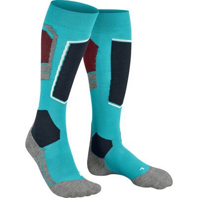 Falke Women's SK4 Knee-High Socks Peacock Blue 37-38 Falke Women's SK4 Knee-High Socks Peacock Blue 37-38