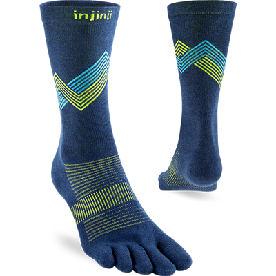 Injinji Run Lightweight Crew Glow M (40.5-44) Injinji Run Lightweight Crew Glow M (40.5-44)
